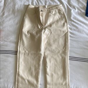 Wilfred Cream Straight Leg Pants